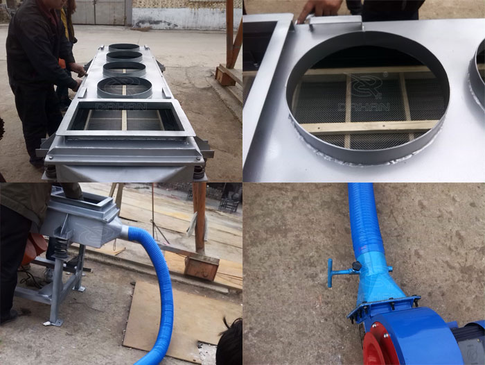 風冷式直線振動篩特點 風冷式直線振動篩特點